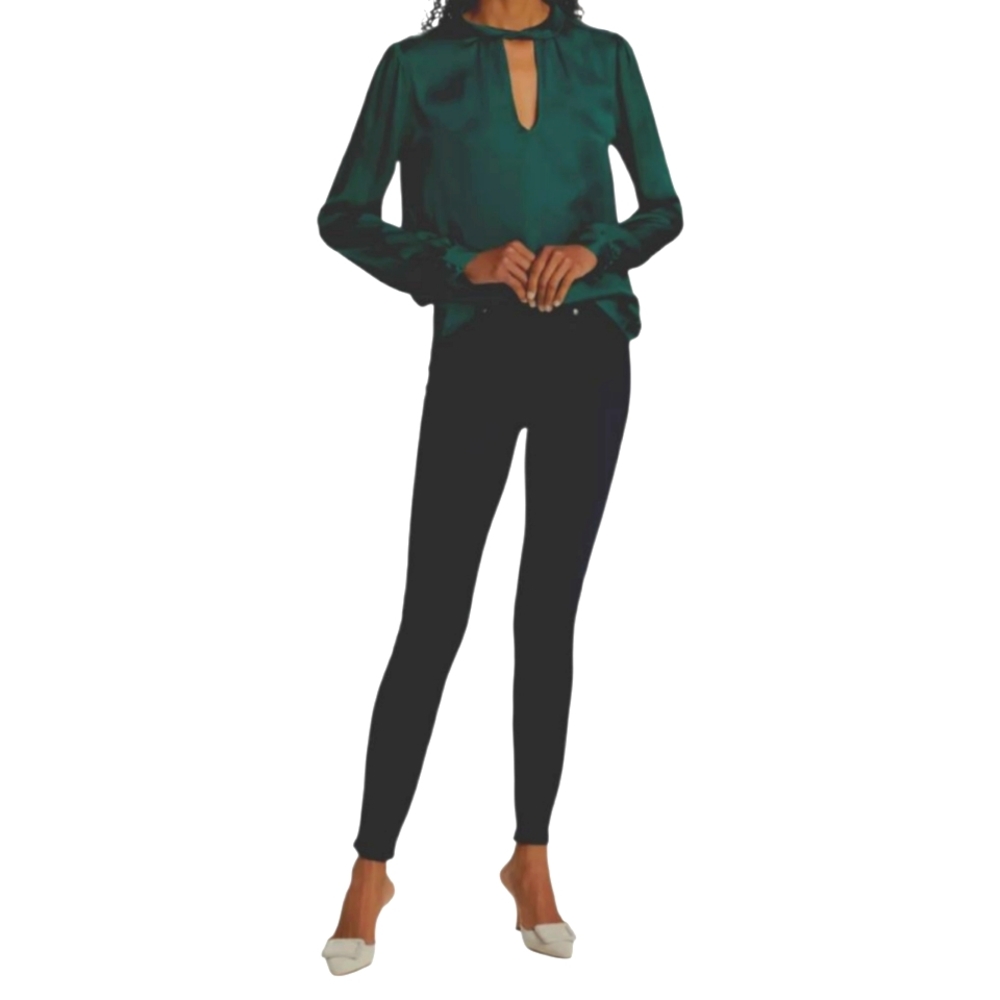 Paige Hoxton Ankle Black Shadow Denim Jeans